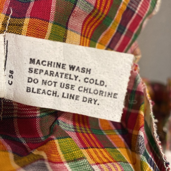 Vintage Belted Plaid Dress SZ 7-8 (Current 3/4) - Picture 5 of 9